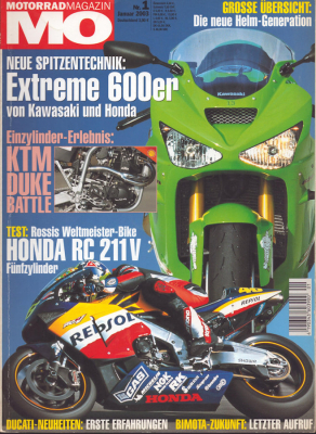 MO Motorrad Magazin 2003 Heft 1