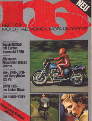 MO Motorrad, Mokick, Mofa und Sport 1978 Heft 10/11