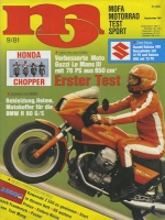 MO Motorrad, Mokick, Mofa und Sport 1981 No.9