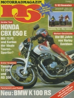 MO Motorrad-Magazin 1983 No. 11