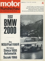 Motor Rundschau 1966 No. 4