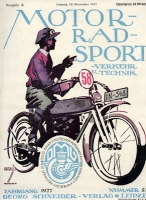 Motorrad Sport Verkehr und Technik 1927 No. 52