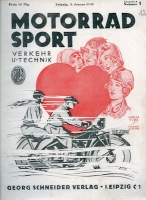 Motorrad Sport Verkehr und Technik 1930 No. 1