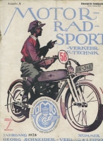 Motorrad Sport Verkehr und Technik 1925 Heft 1
