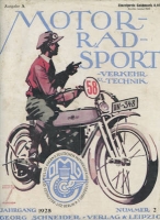 Motorrad Sport Verkehr und Technik 1925 Heft 2