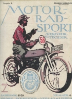 Motorrad Sport Verkehr und Technik 1925 Heft 6