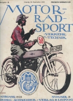 Motorrad Sport Verkehr und Technik 1925 Heft 31