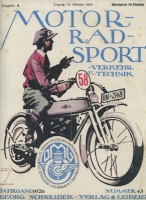 Motorrad Sport Verkehr und Technik 1926 No. 43