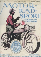 Motorrad Sport Verkehr und Technik 1926 No. 46