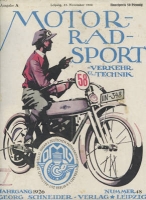 Motorrad Sport Verkehr und Technik 1926 No. 48