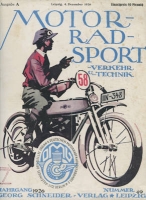 Motorrad Sport Verkehr und Technik 1926 No. 49