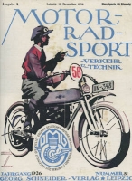 Motorrad Sport Verkehr und Technik 1926 No. 51