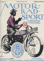 Motorrad Sport Verkehr und Technik 1927 No. 2