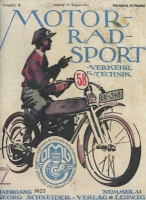 Motorrad Sport Verkehr und Technik 1927 No. 33