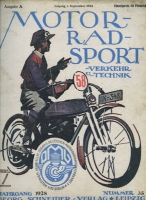 Motorrad Sport Verkehr und Technik 1928 No. 35