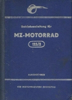 MZ RT 125/2 Bedienungsanleitung 1958