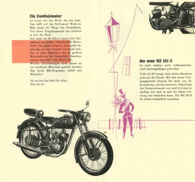 Preview: MZ Programm ca. 1959 Preview: MZ Programm ca. 1959