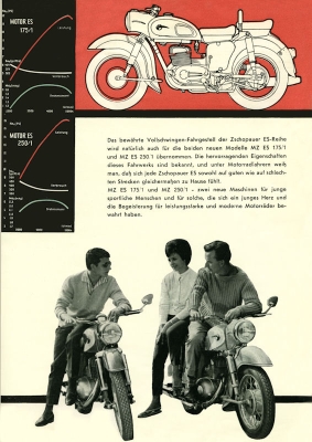Preview: MZ ES 175/1, 250/1 Prospekt 1962 Preview: MZ ES 175/1, 250/1 Prospekt 1962