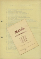 Maico Rechnung / Schreiben u.a. 1950-1954