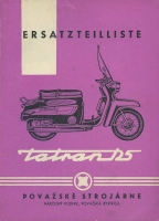 Tatran Roller S 125 Ersatzteilliste 1966
