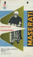 Maserati Motocicli Ciclomotori 50 125 + 160 ccm Programm ca.1957