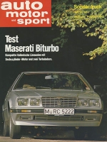 Maserati Biturbo Test 12.1983