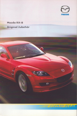 Mazda RX-8 Zubehör Prospekt 2.2008
