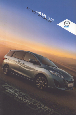 Mazda 5 Edition 40 Jahre Prospekt 3.2012