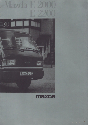 Mazda E 2000 / E 2200 Prospekt 1.1985