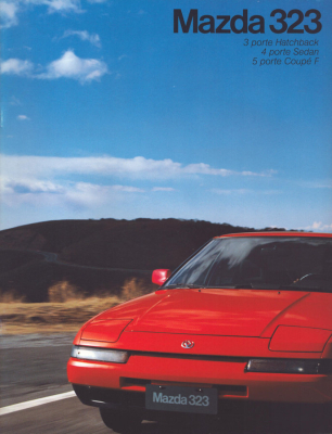Mazda 323 Prospekt der Schweiz 1991