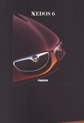 Mazda Xedos 6 Prospekt der Schweiz 6.1992