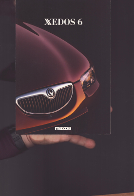 Mazda Xedos 6 Prospekt der Schweiz 6.1992 f