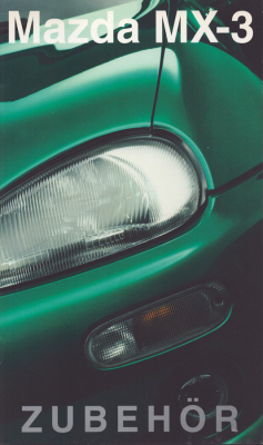 Mazda MX-3 Zubehör Prospekt 8.1997