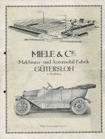 Miele K 1 und K 2 Prospekt 1912