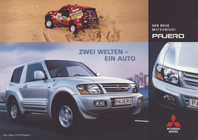 Mitsubishi Pajero Prospekt 4.2000