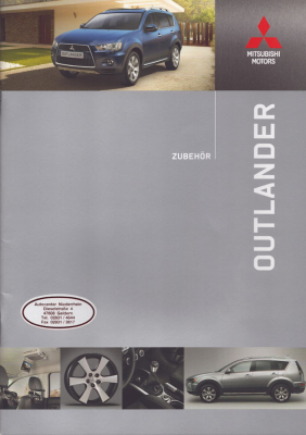 Mitsubishi Outlander Zubehör Prospekt 2.2010