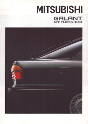 Mitsubishi Galant Fliessheck Prospekt 1.1990