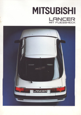 Mitsubishi Lancer Fliessheck Prospekt 9.1990