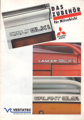 Mitsubishi Zubehör Prospekt ca. 1992