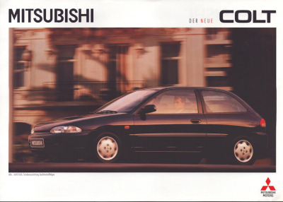 Mitsubishi Der neue Colt Prospekt 2.1992