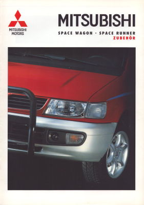 Mitsubishi Space Wagon / Runner Zubehör Prospekt 11.1995