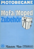 Mobylette Zubehör Prospekt 1970er Jahre