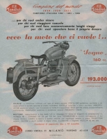 Mondial 160 cc. Sogno Prospekt 1952