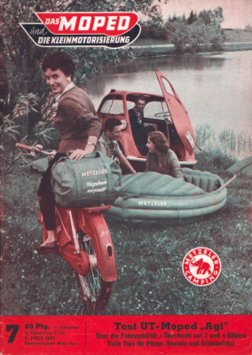 Moped und die Kleinmotorisierung 1957 Heft 7