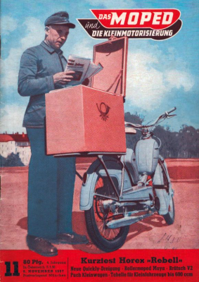 Moped und die Kleinmotorisierung 1957 Heft 11