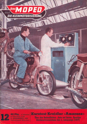 Moped und die Kleinmotorisierung 1957 Heft 12
