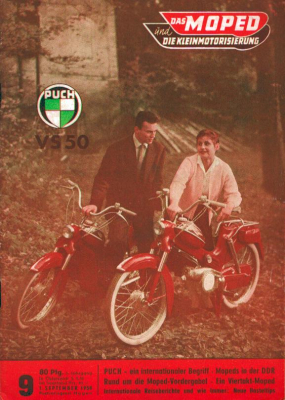Moped und die Kleinmotorisierung 1958 Heft 9