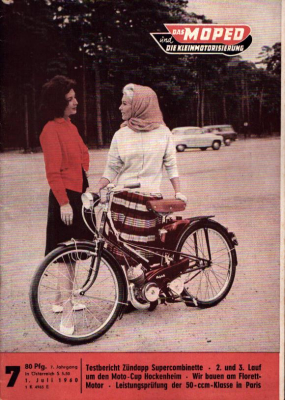 Moped und die Kleinmotorisierung 1960 Heft 7