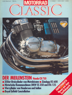 Motorrad Classic 1993 Heft 3