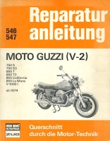 Moto Guzzi V 2 Reparaturanleitung ab 1974